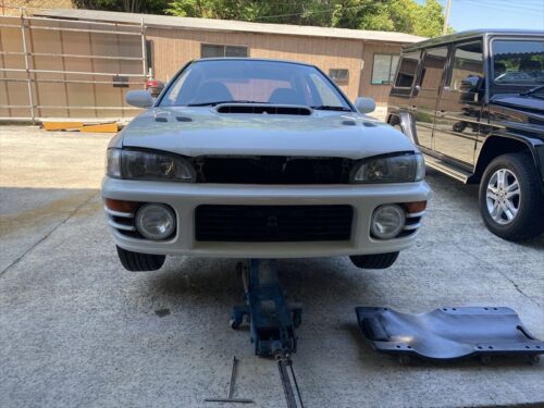 インプレッサ　ＣＧ８ エアコン修理